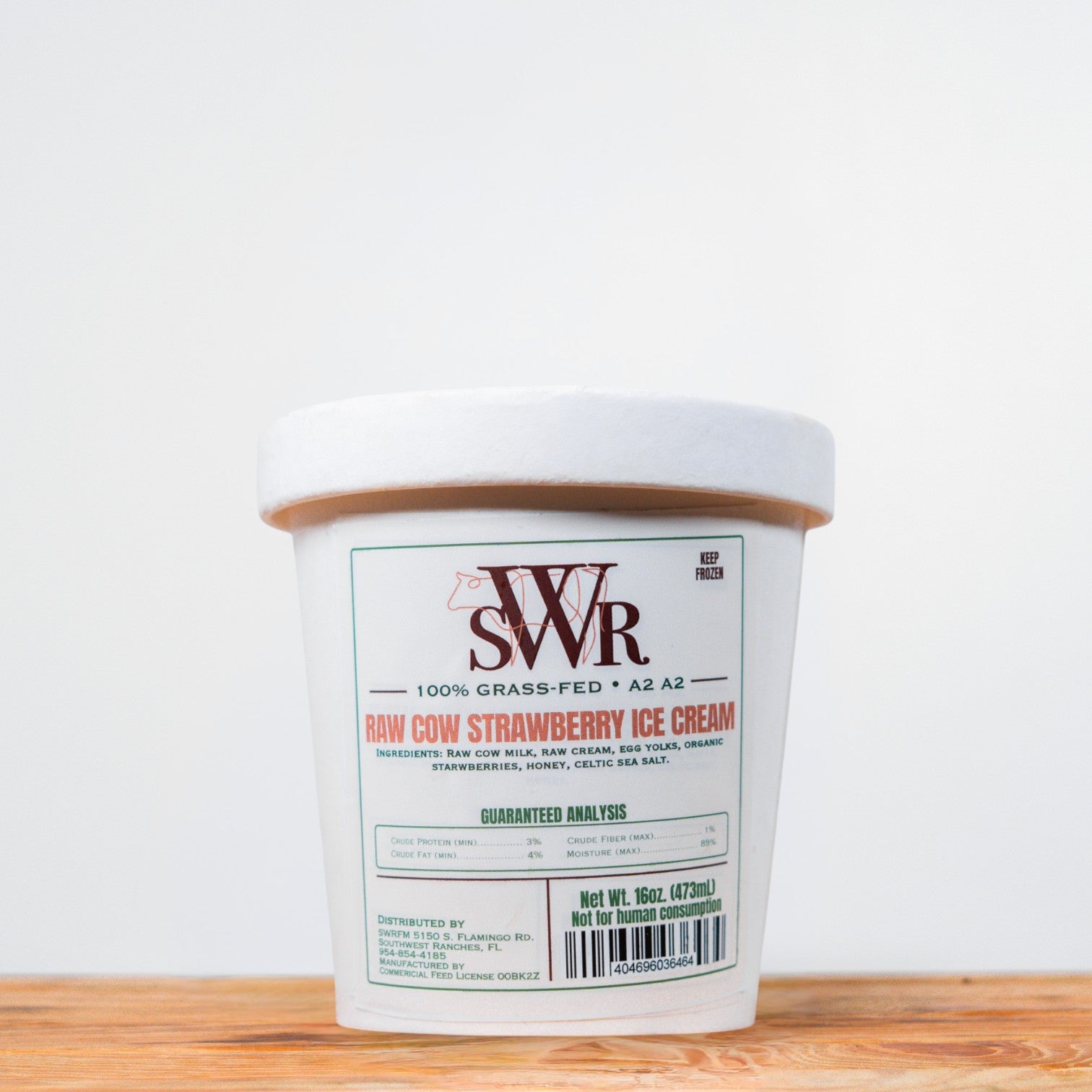 Raw Cow Ice Cream Strawberry – Southwest Ranches Farmers Market