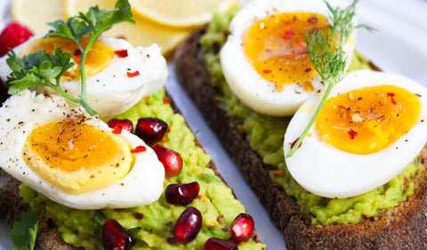 Organic Quail Egg Toast