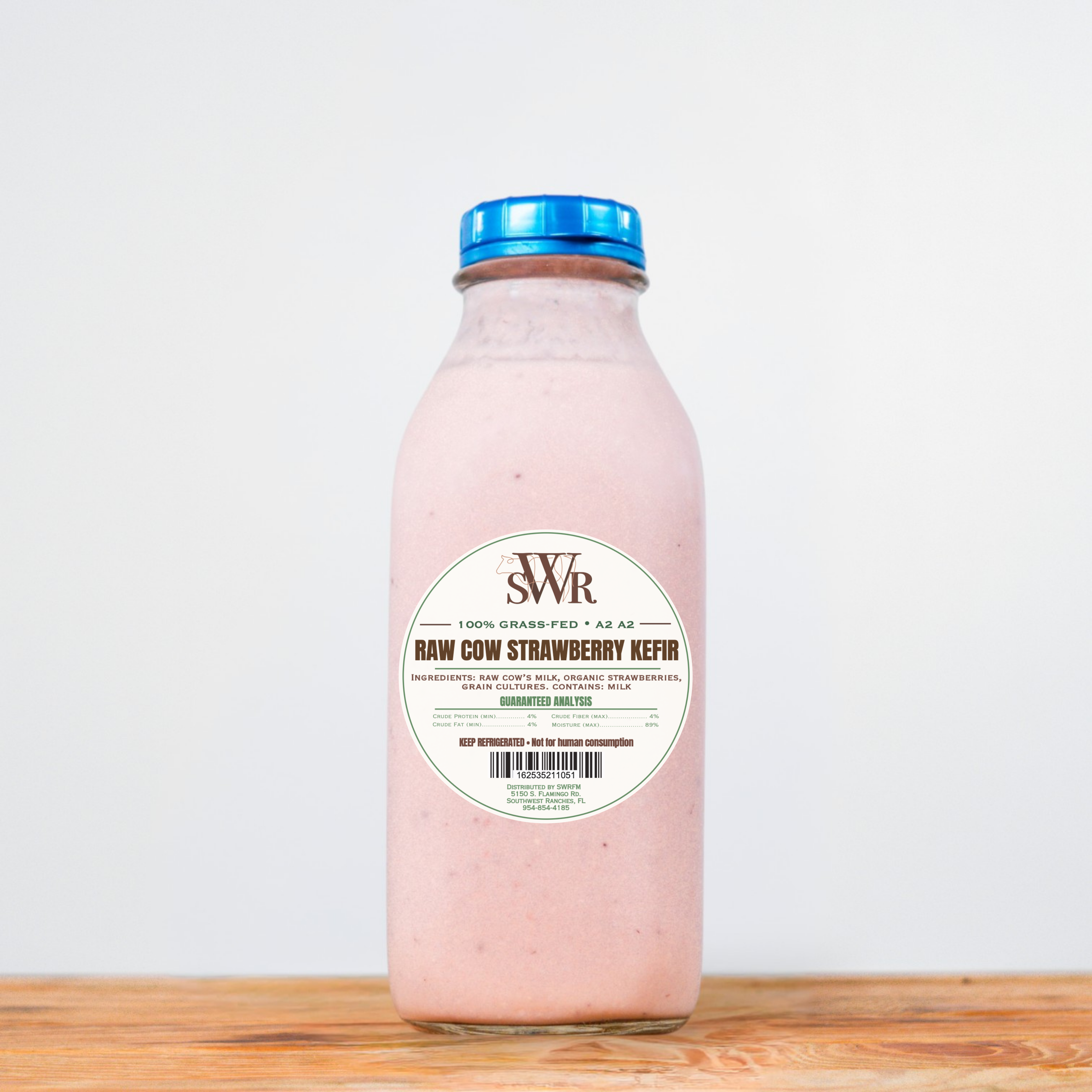 SWR Raw Cow Strawberry Kefir 32 oz – Southwest Ranches Farmers Market