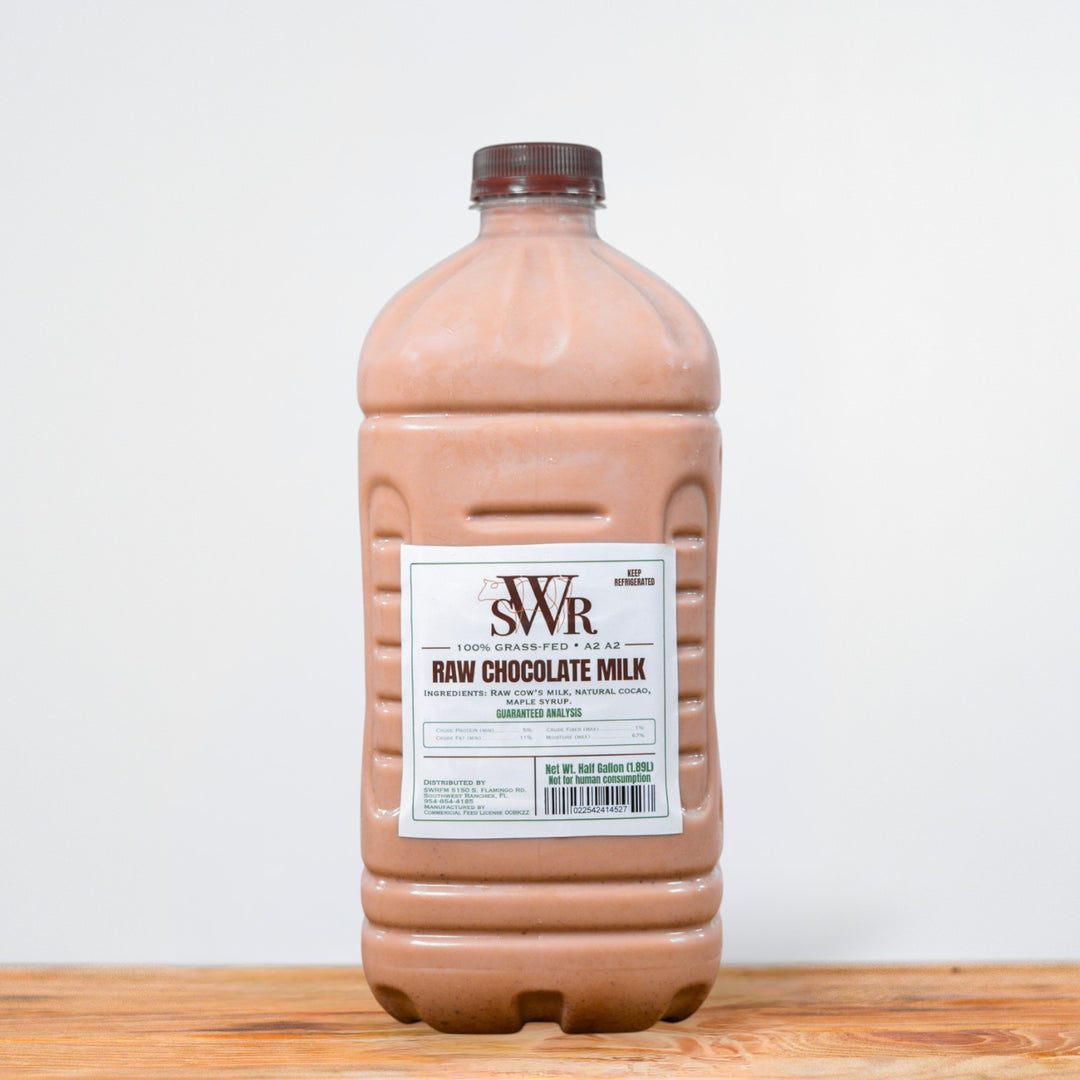 SWR Raw Chocolate Milk Half Gallon – Southwest Ranches Farmers Market