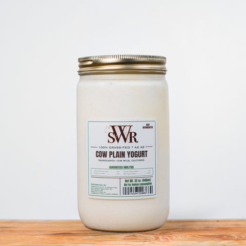 SWR Cow Plain Yogurt | 32oz