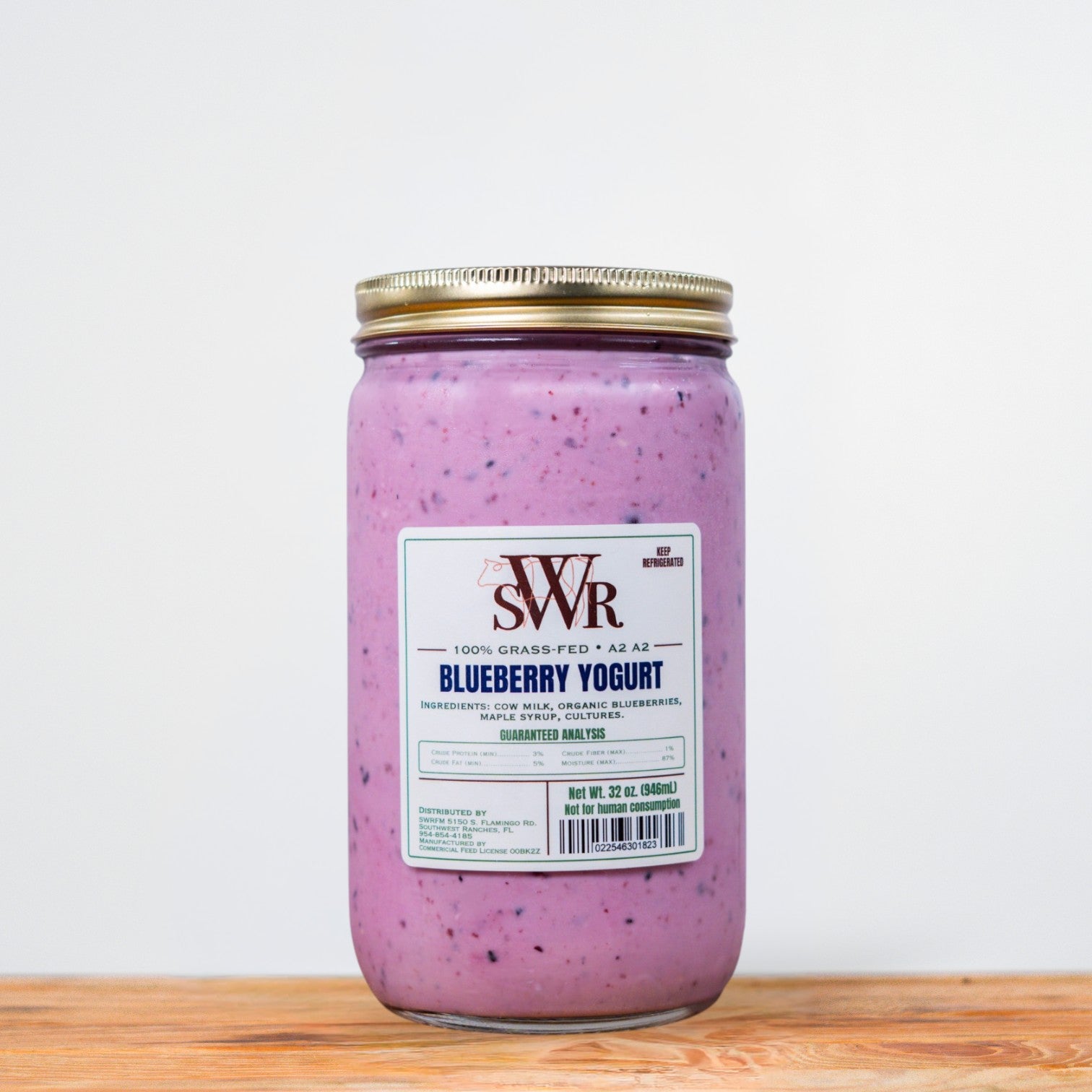 SWR Cow Blueberry Yogurt | 32oz – Southwest Ranches Farmers Market