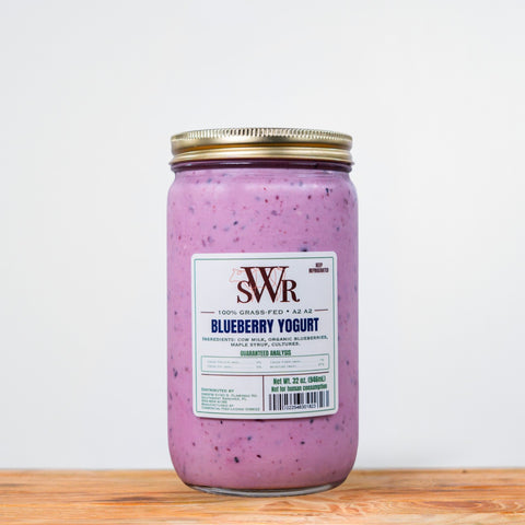 SWR Cow Blueberry Yogurt | 32oz