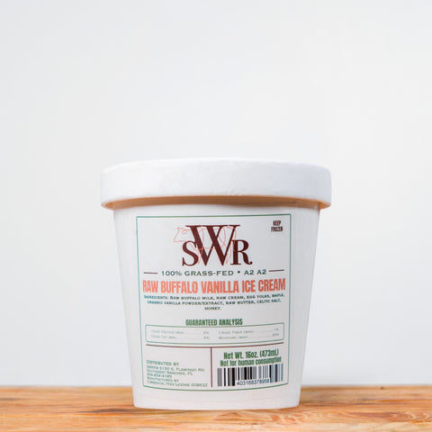 Raw Buffalo Ice Cream Vanilla