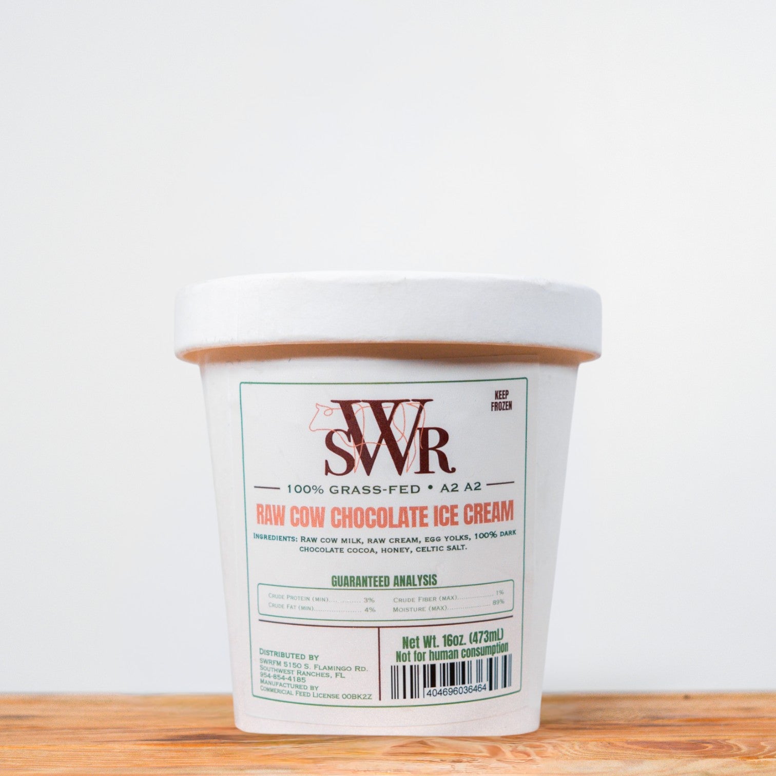 SWR Raw Cow Ice Cream Chocolate 16 oz – Southwest Ranches Farmers Market