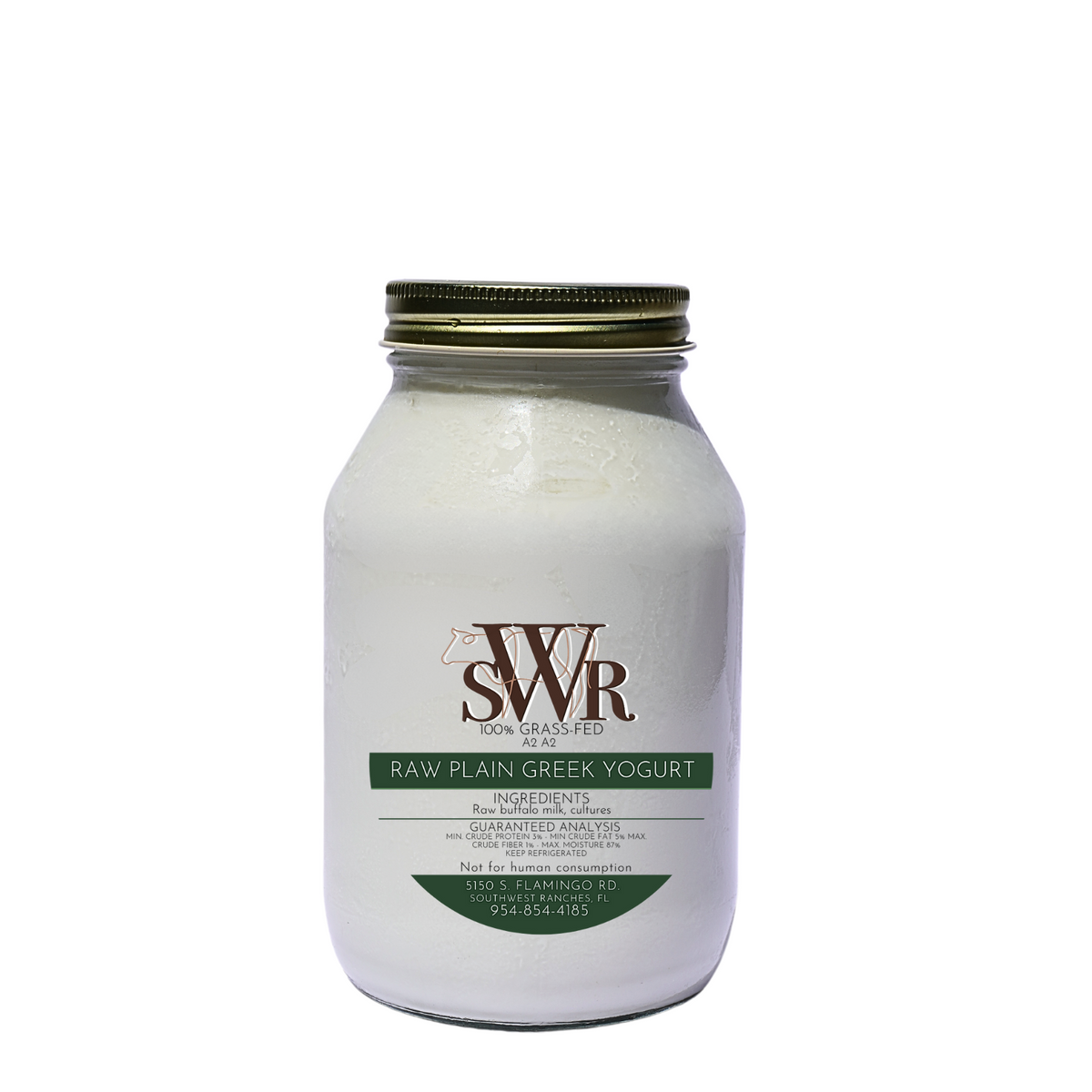 Raw Buffalo Plain Greek Yogurt | 32oz – Southwest Ranches Farmers Market