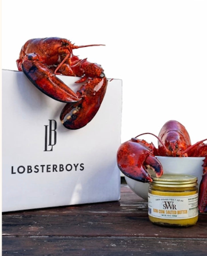 Live Lobsters at the Market